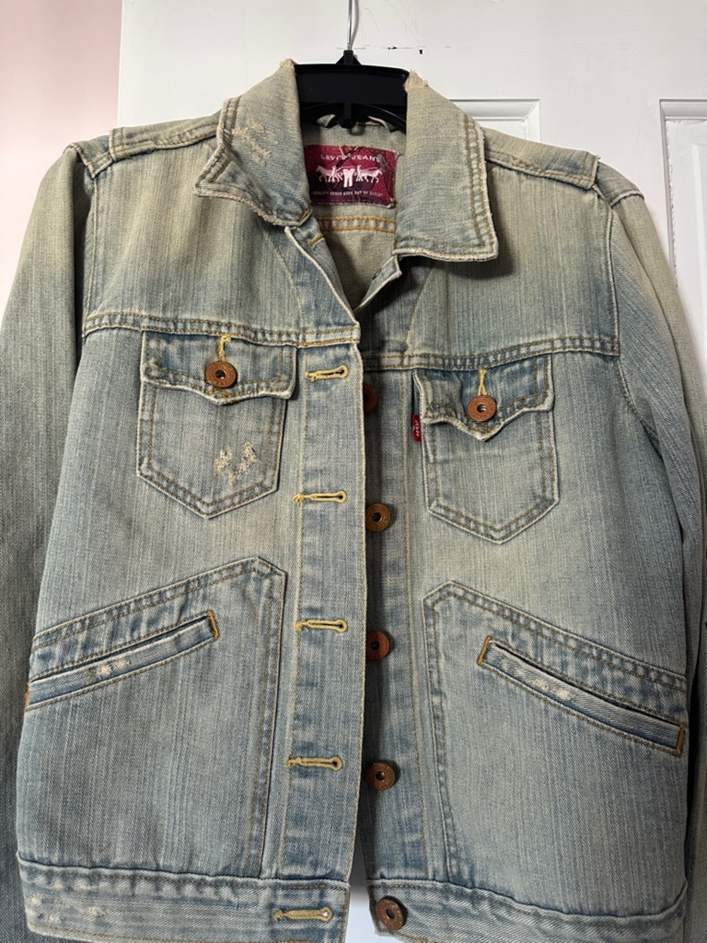 Levi's Vintage Light Blue Washed Denim Jacket